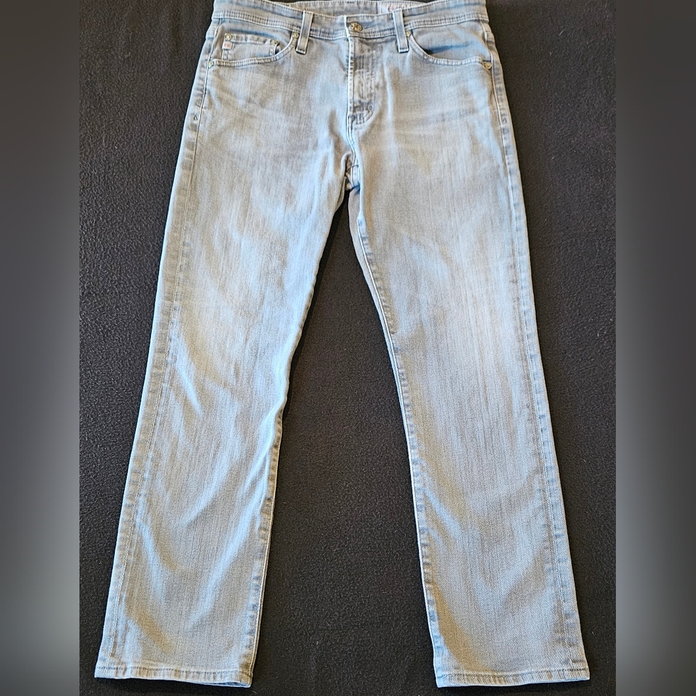 Adriano Goldschmied AG-ED Denim‎ The Everett Slim Straight Men 31R Gray Jeans